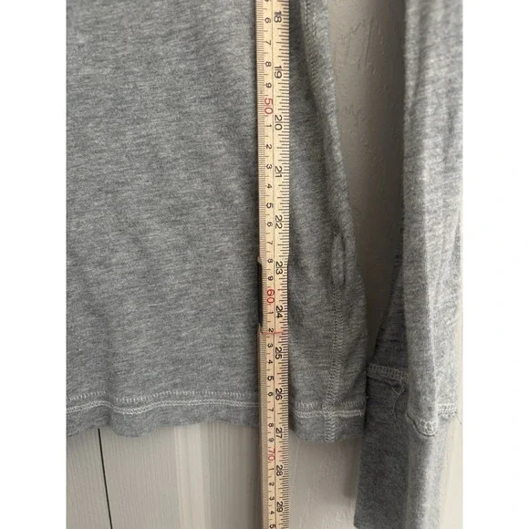 Abercrombie & Fitch Y2K Vintage Bella Swan Cotton Long Sleeve Women's Gray Small